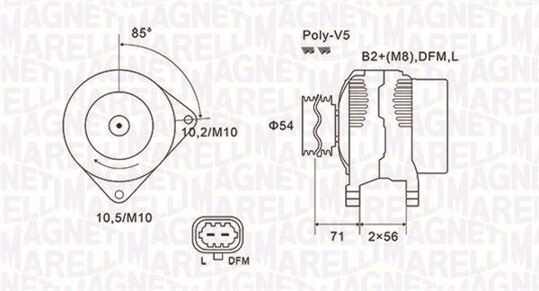 MAGNETI MARELLI Ģenerators 063731960010